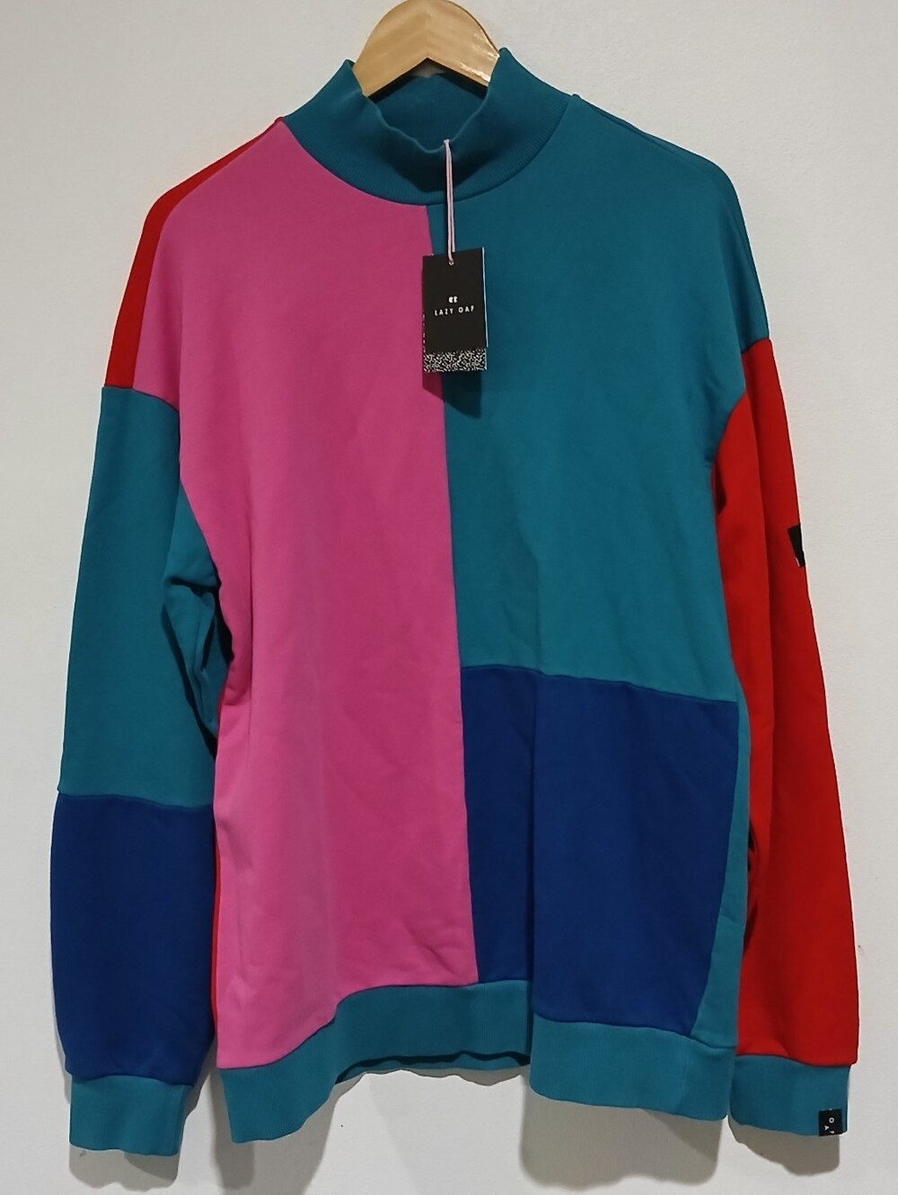 Lazy Oaf Cut & Colour Sweatshirt Unisex Size: S (NEW)